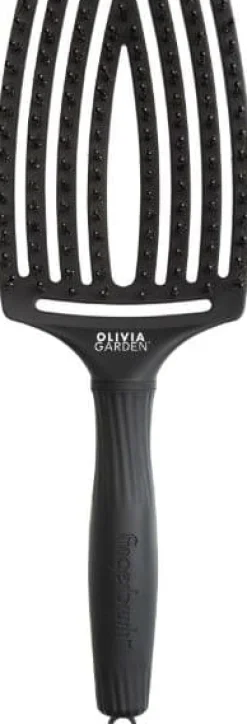 Olivia Garden Fingerbrush Combo Full Black - Large