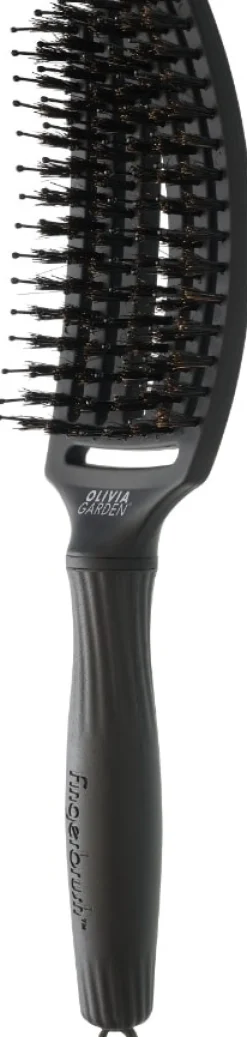 Olivia Garden Fingerbrush Combo Full Black - Small
