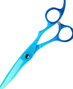 Olivia Garden PowerCut Rainbow Blue Set 5.5" Cutting and 6.0" Thinning scissor