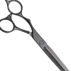 Olivia Garden SilkCut PRO Matt Black 6" - Left Handed Scissors