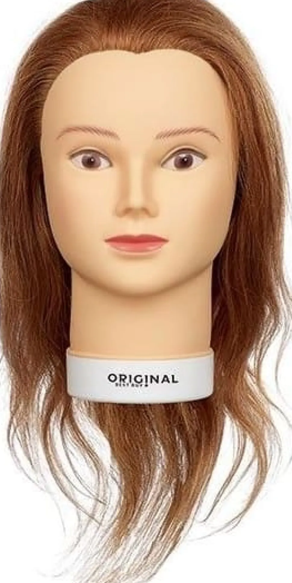 Original Best Buy - Islaine Træningshoved 100% Naturligt Hår 15-40 Cm