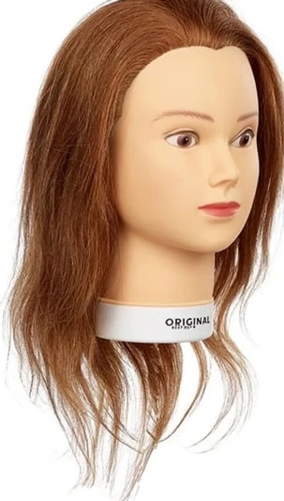 Original Best Buy - Islaine Træningshoved 100% Naturligt Hår 15-40 Cm