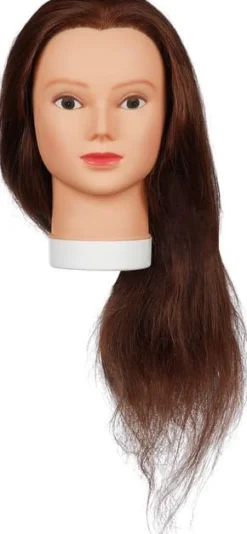 Original Best Buy Elena Training Head 100% Natural Hair 60 Cm