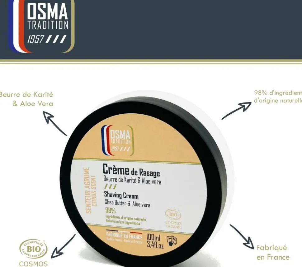 Osma Citrus Shaving Cream 100 ml