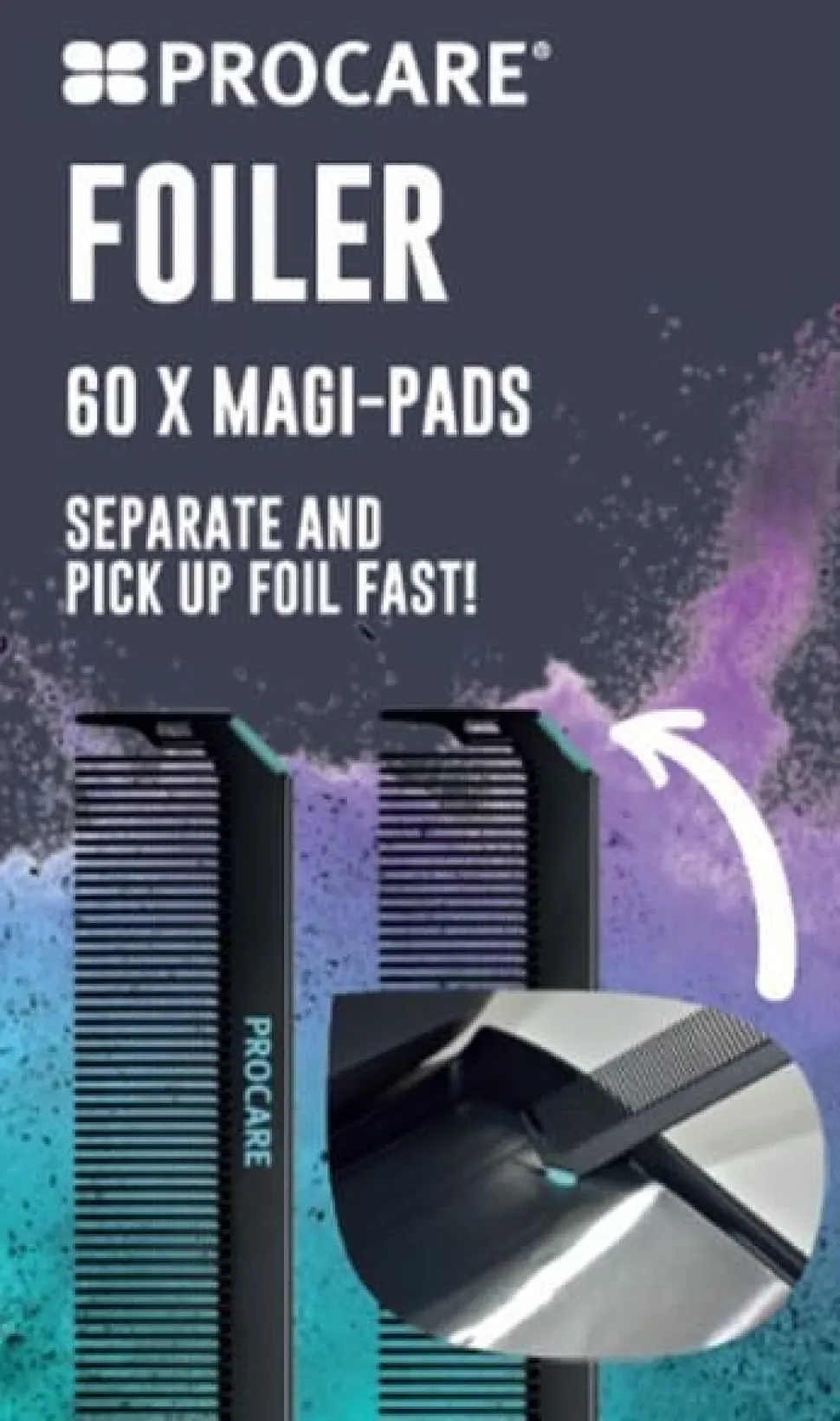 Procare Fast Foiler Pintail Comb 100 mm