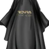 Rovra Barber Cape Black With Logo