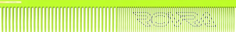 Rovra Hair Comb - Green