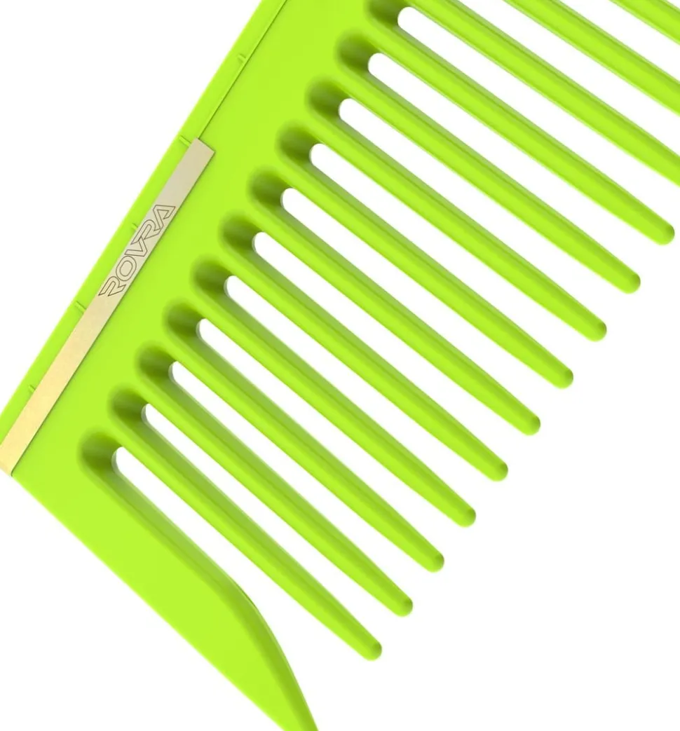 Rovra Hair Comb - Green