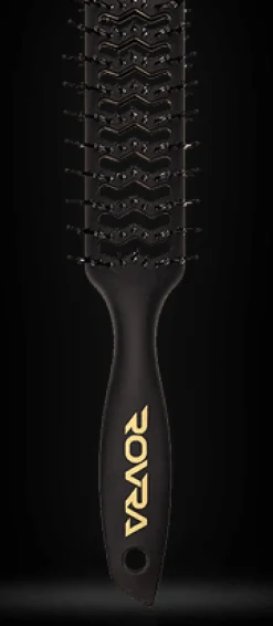 Rovra Hair Styling Double Brush - Black