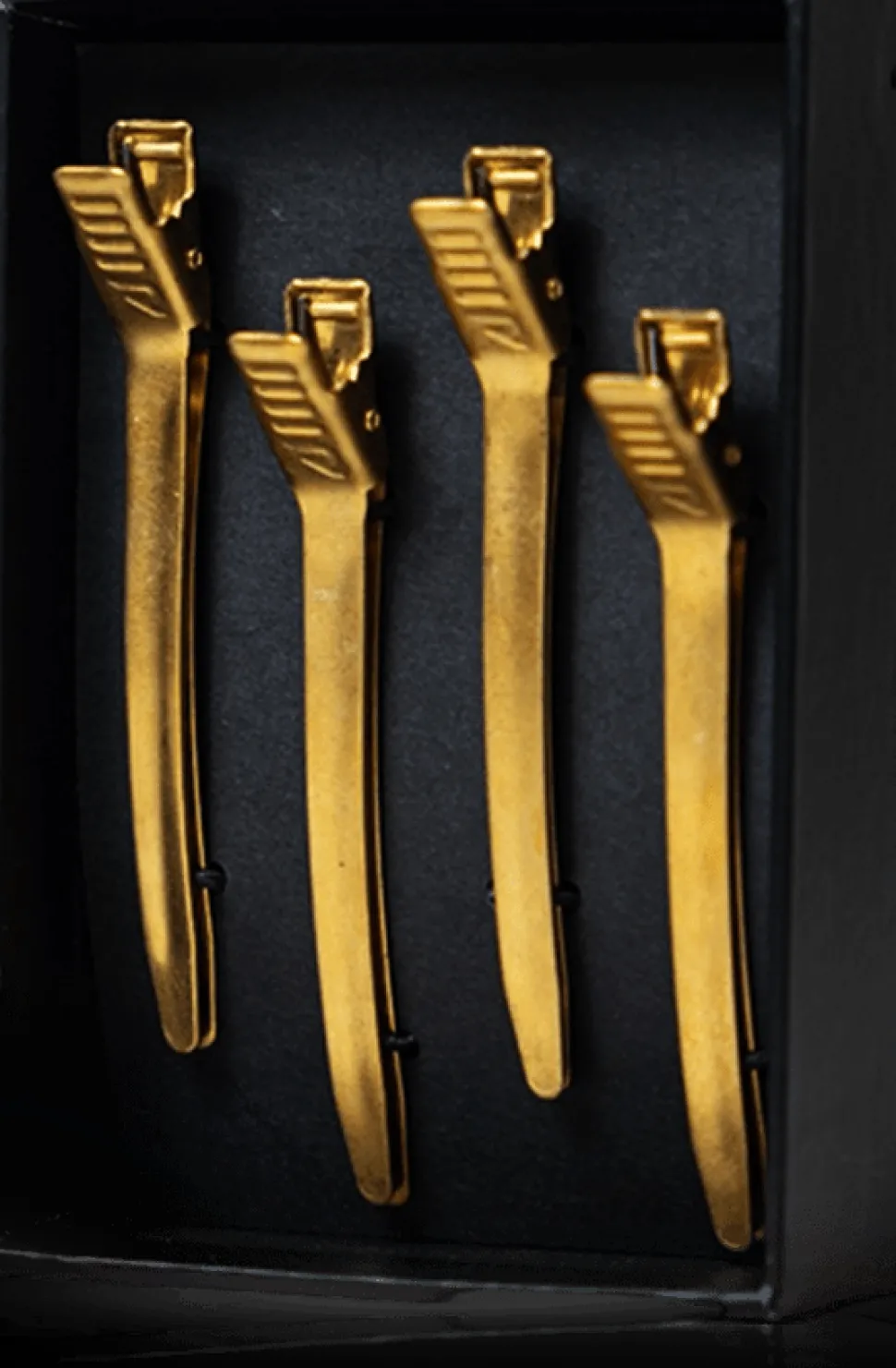 Rovra Set 4 Pcs Hair Clips - Gold