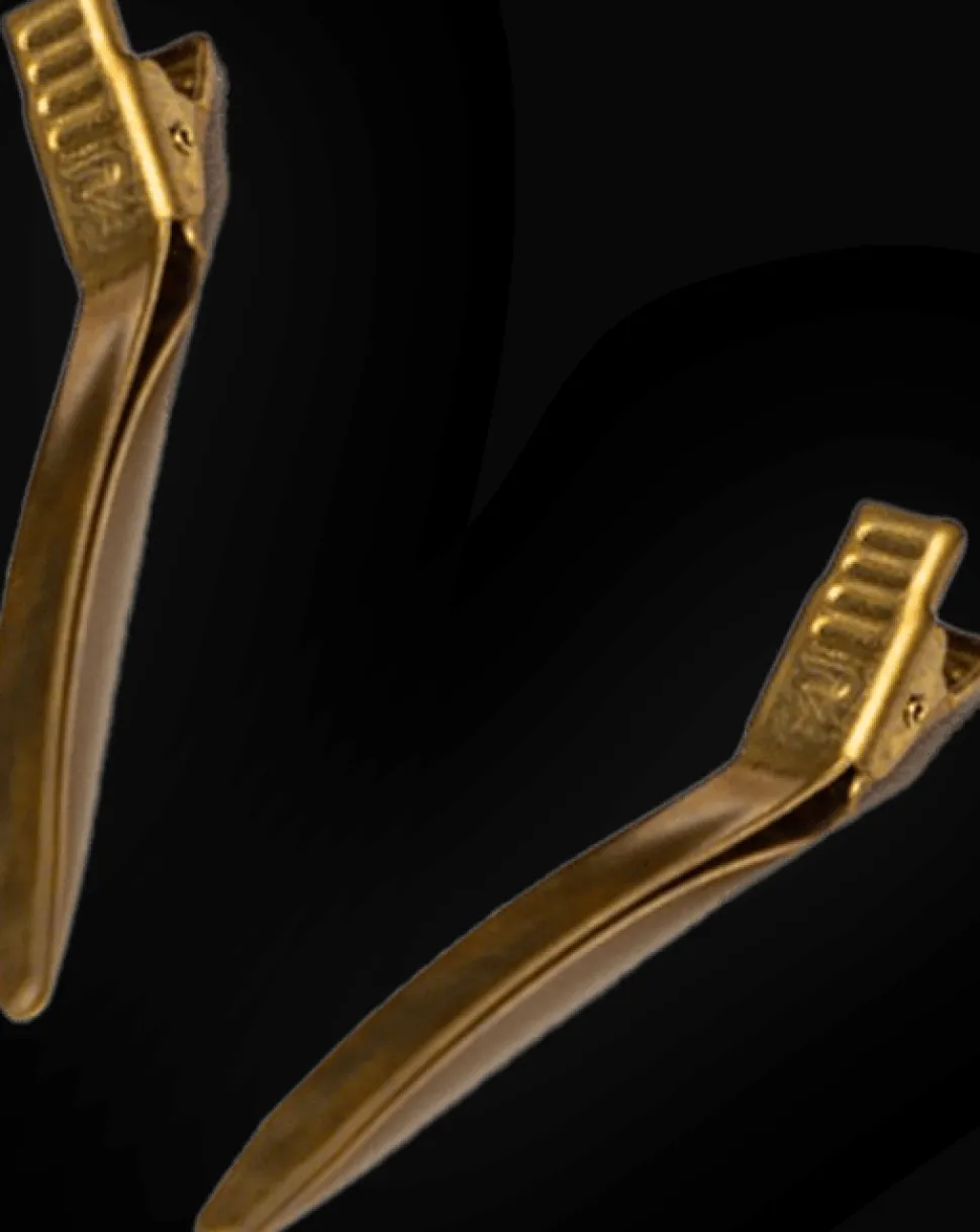 Rovra Set 4 Pcs Hair Clips - Gold