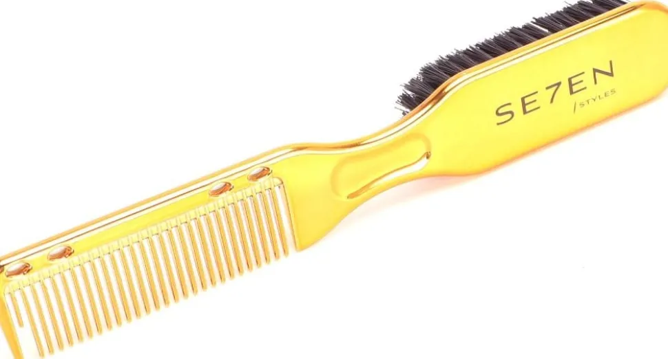Se7en Styles Gold Fade Brush-Comb