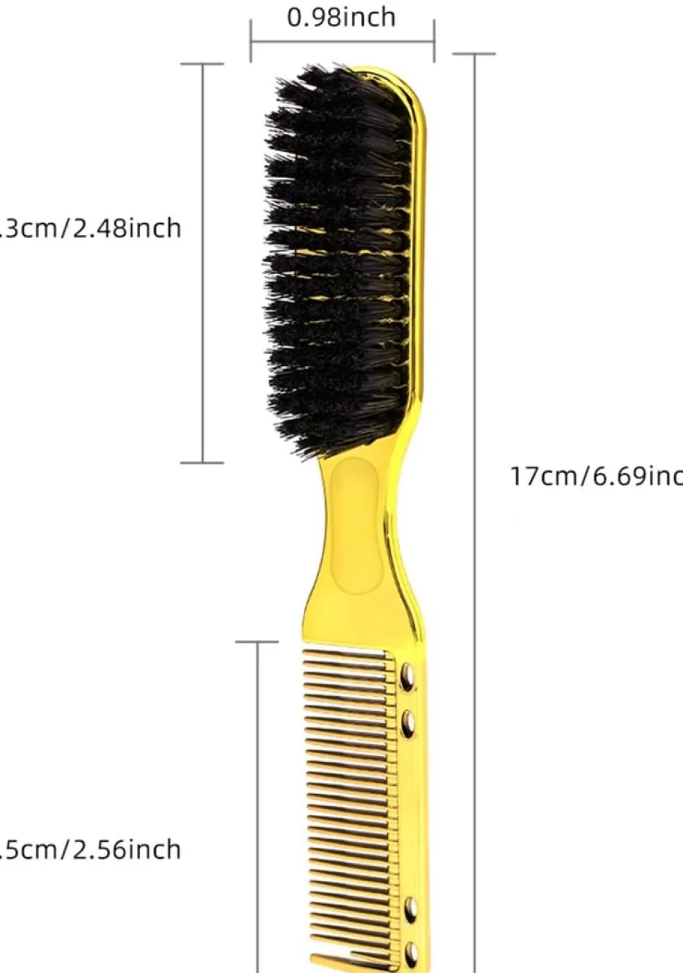 Se7en Styles Gold Fade Brush-Comb