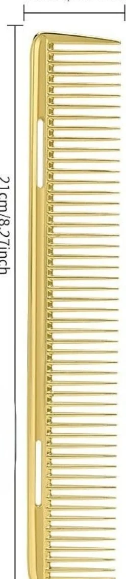 Se7en Styles Gold Metal Clipper Comb - 21 cm