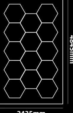 Se7en Styles Hexagon Light 672 Watt