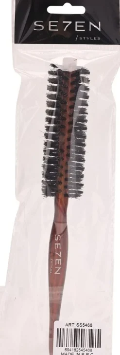 Se7en Styles Medium Wooden Round Brush 12 mm