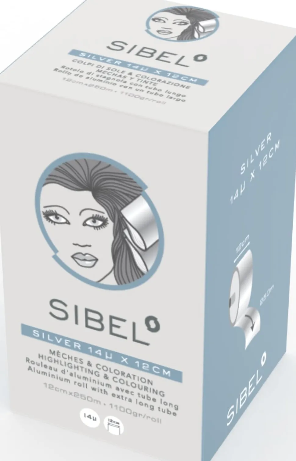 Sibel - Aluminium foile 12 cm x 250m - 14My