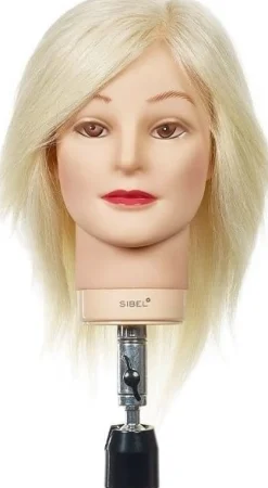 Sibel - Blondy Training Head 100% Natural Hair 20-25 Cm