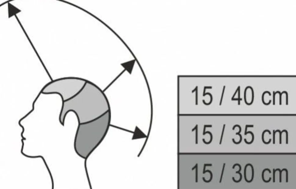 Sibel - Cathy Training Head 100% Natural Hair 15-35 Cm