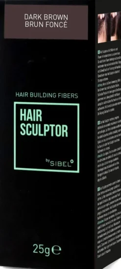 Sibel - Hair Sculptor Hair Building Fibers Dark Brown 25 g