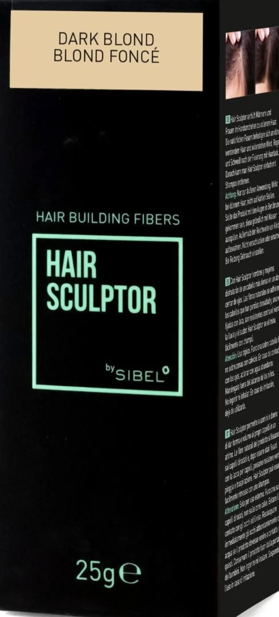 Sibel - Hair Sculptor Hair Building Fibers Dark Blonde 25 g