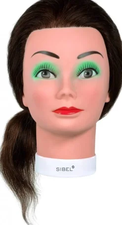 Sibel - Justine Training Head 100% Natural Hair 15-25 Cm