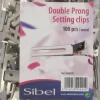 Sibel 2-Pins Metal Clips - 20 Pcs