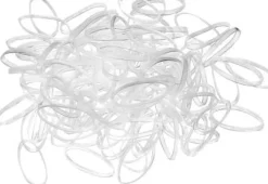 Sibel - Transparent Hair Elastics 20 mm - 500 pcs