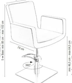 Sibel Attractio Styling Chair Brown
