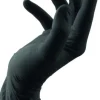 Sibel Black Latex Gloves Medium - 100 Pcs