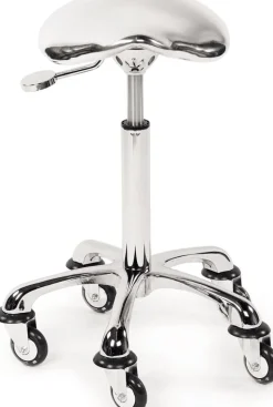 Sibel Cutting Stool Eccentric Silver
