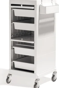 Sibel Discret Service Trolley White Cream