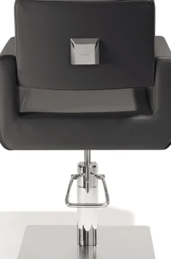Sibel FELICITAS Styling Chair With Square Base Black Leather