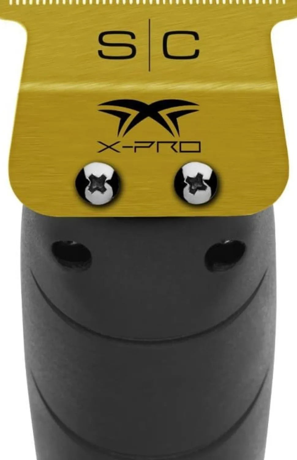 StyleCraft Replacement Fixed Gold Titanium X-Pro Wide Hair Trimmer Blade with The One