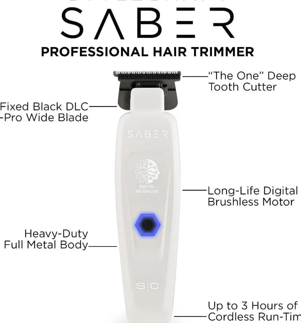 StyleCraft Saber White Trimmer
