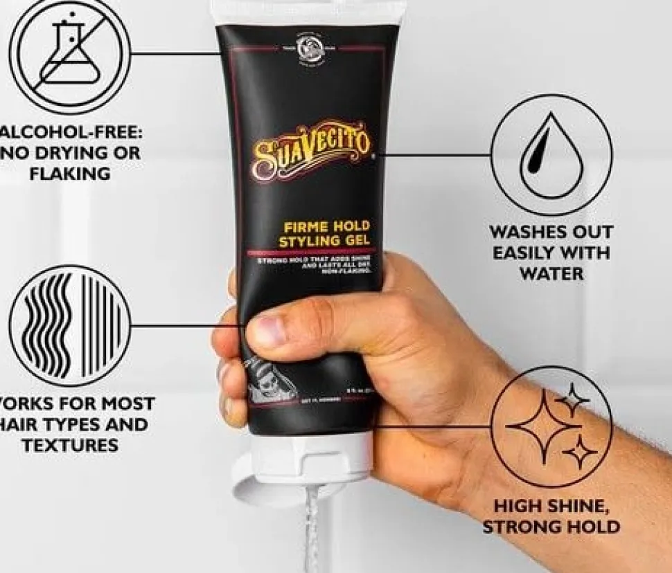 Suavecito Firme Hold Styling Gel 237 ml