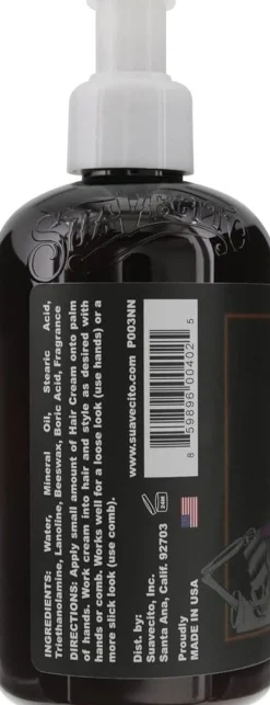 Suavecito Hair Cream 237 ml