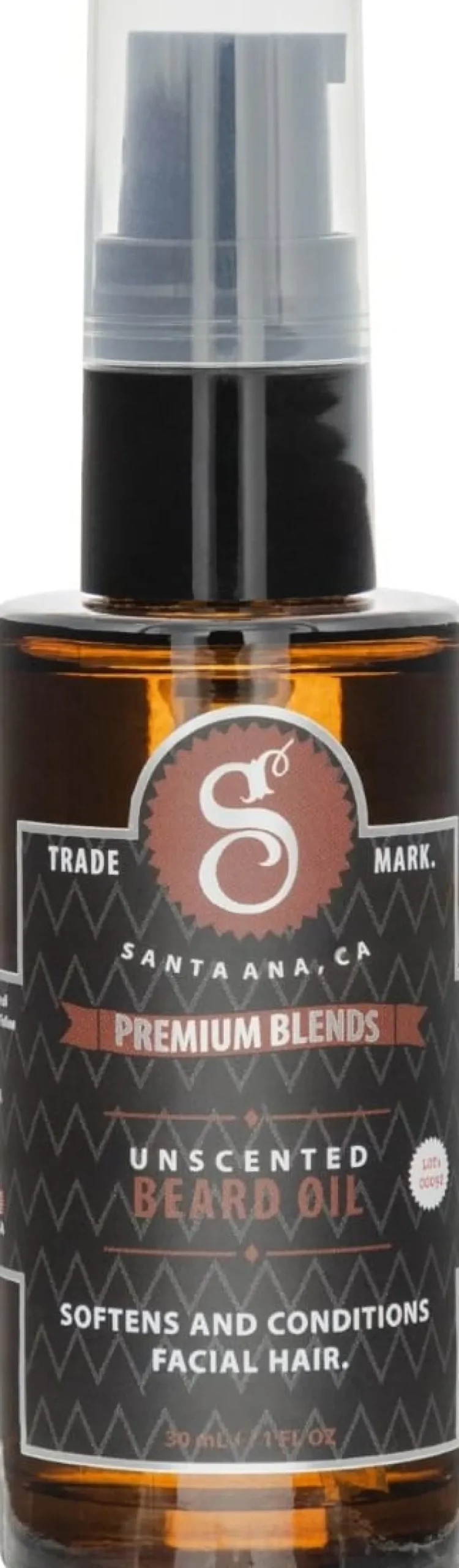 Suavecito Premium Blends Unscented Beard Oil 30 ml