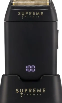 Supreme Trimmer Crunch™ Double Foil Shaver Black