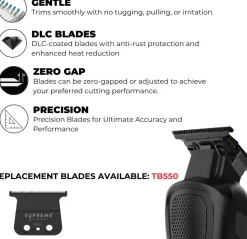 Supreme Trimmer DARKSTAR 82™ Metal Trimmer Black