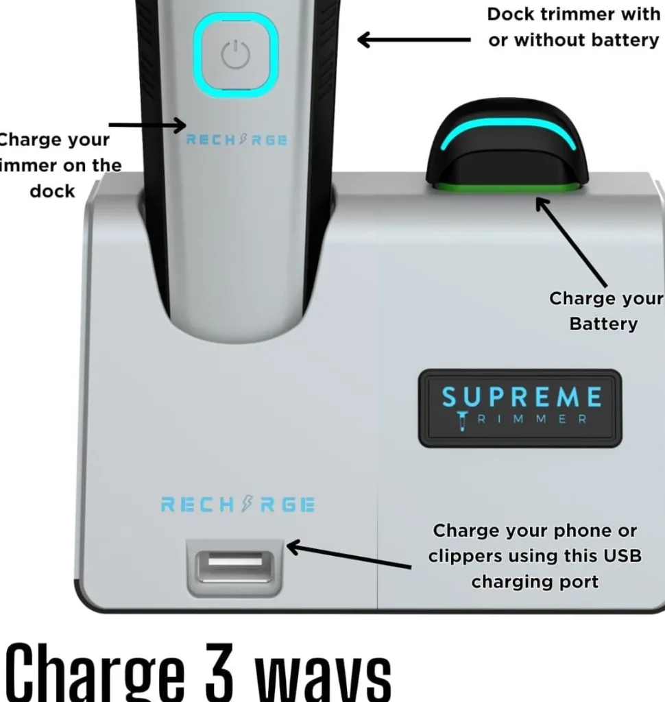 Supreme Trimmer Recharge Trimmer Grey