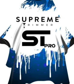 Supreme Trimmer ST Premium Barber Cape - Blue Neon