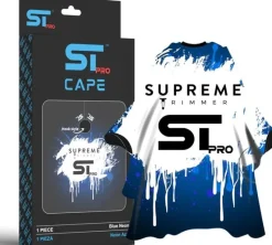Supreme Trimmer ST Premium Barber Cape - Blue Neon