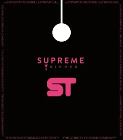 Supreme Trimmer ST Premium Barber Cape - Black/Pink