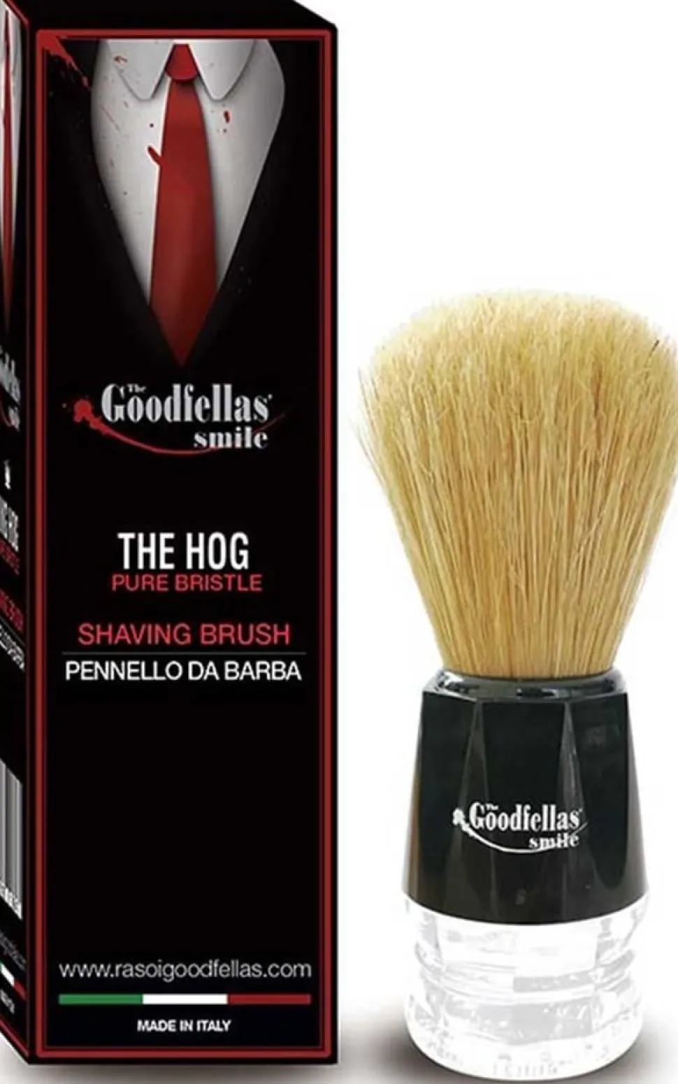 TGS - The Hog By Omega Small - Pure Bristle 50 mm