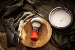 The Goodfellas Smile Synthetic Shaving Brush Red Evil