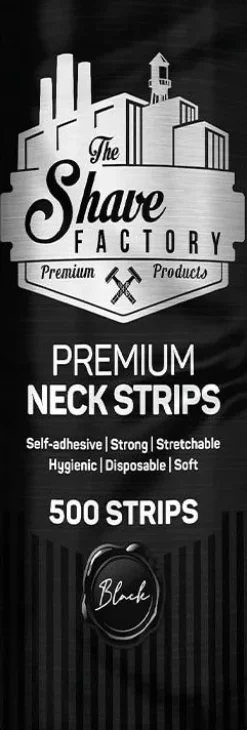 The Shave Factory Barber Neck Paper Black