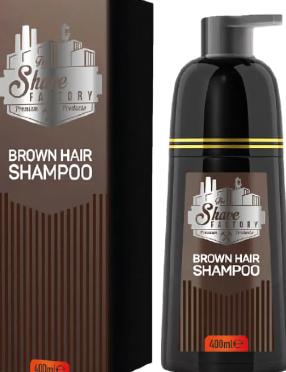 The Shave Factory Brown Hair Shampoo 400 ml