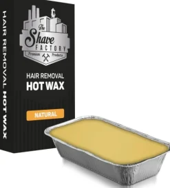 The Shave Factory Hair Removal Hot Wax - Natural 500 g