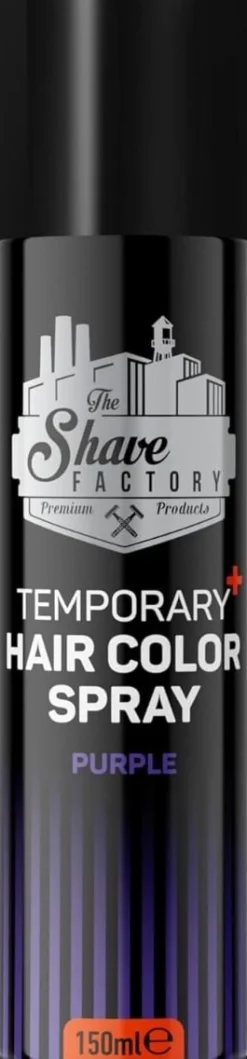 The Shave Factory Temporary Hair Color Spray Purple - 150 ml